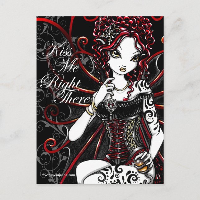 Cartão Postal De Festividades Cartão-postal Fada do Dia de os namorados Sasha (Frente)