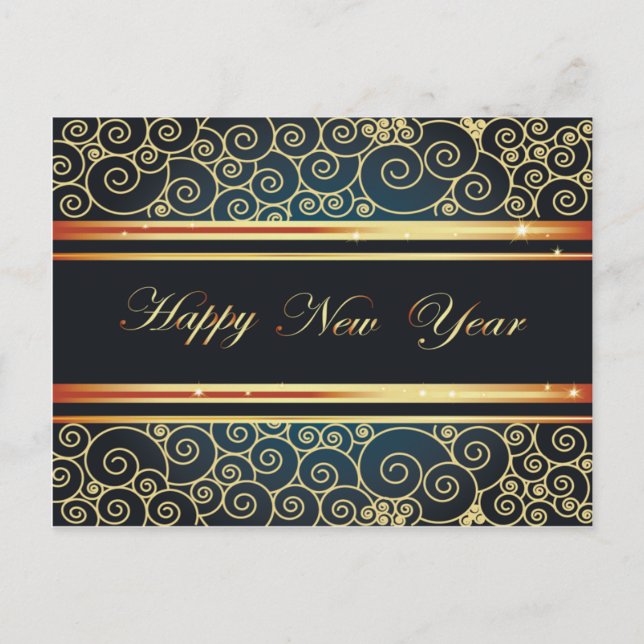 Cartão Postal De Festividades Cartão-postal Feliz de Natal (Frente)