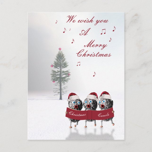 Cartão Postal De Festividades Cartão-postal Feliz de Natal (Frente)