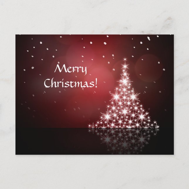 Cartão Postal De Festividades Cartão-postal Feliz de Natal (Frente)