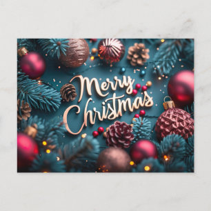 Cartão Postal De Festividades Cartão-postal Feliz de Natal