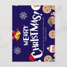 Cartão Postal De Festividades Cartão-postal feliz de natal