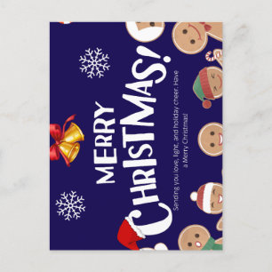Cartão Postal De Festividades Cartão-postal feliz de natal