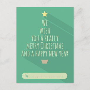 Cartão Postal De Festividades Cartão-postal Feliz de Natal