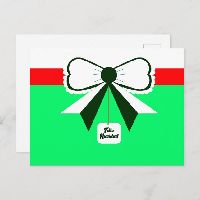 Cartão Postal De Festividades Cartão-postal Feliz Navidad (Frente/Verso)