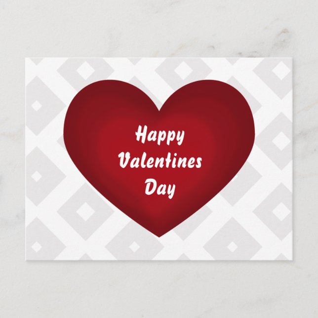 Cartão Postal De Festividades Cartão-postal Feliz para o Dia dos Namorados (Frente)