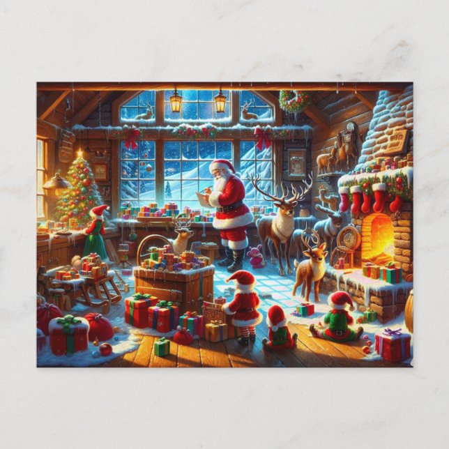 Cartão Postal De Festividades Cartão-postal Feriado (Frente)