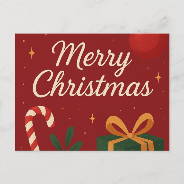 Cartão Postal De Festividades Cartão-postal Feriado (Frente)