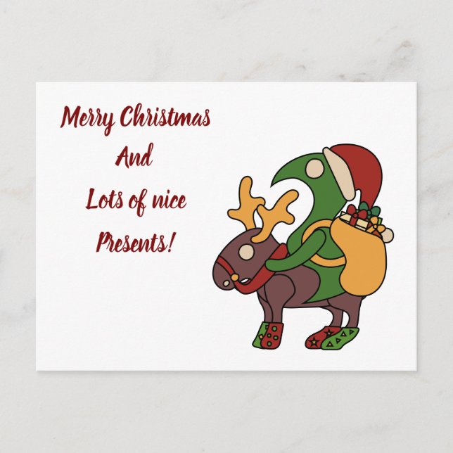 Cartão Postal De Festividades Cartão-postal Feriado (Frente)