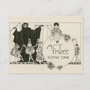 Cartão Postal De Festividades Cartão-postal Hamlet Shakespeare