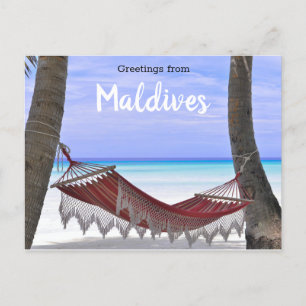 Cartão Postal De Festividades Cartão-postal Maldivas