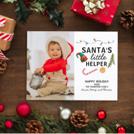 Cartão Postal De Festividades Cartão-postal moderno de Natal do bebê