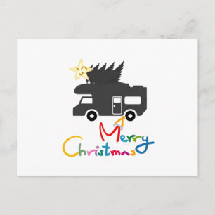 CARTÃO POSTAL DE FESTIVIDADES *CARTÃO POSTAL* PARA AS FÉRIAS FELIZES DE R.V.