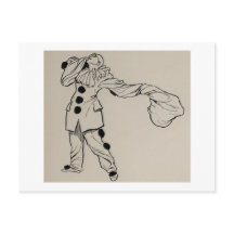 Cartão-postal Pierrot