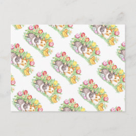 Cartão Postal De Festividades Cartão-postal Primavera Holiday Easter Bunny