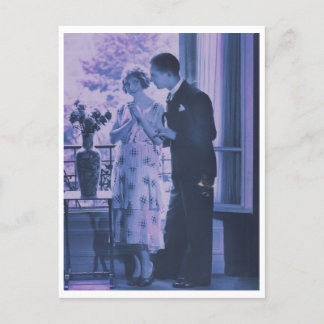 Cartão Postal De Festividades Cartão-postal Romântico Anterior por Vintage da Ja