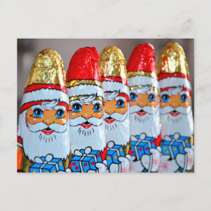 Cartão Postal De Festividades Cartão-postal Santa Claus Chocolates