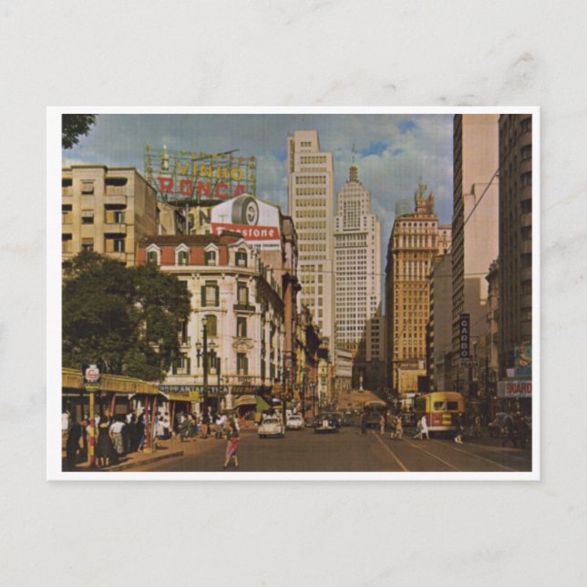 Cartão Postal De Festividades cartao    postal   sao  paulo  antiga   1940 (Frente)
