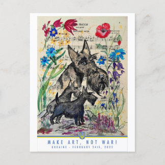 Cartão Postal De Festividades Cartão-Postal Sobre O Artista