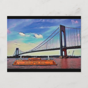 Cartão Postal De Festividades Cartão-postal Staten Island