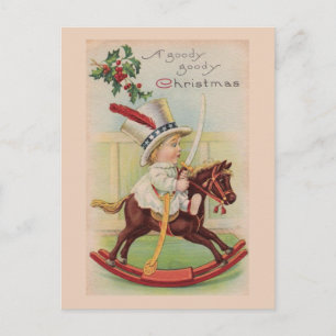 Cartão Postal De Festividades Cartão-postal Vintage "Um Bom Natal"