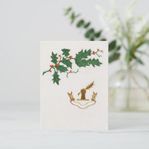 Cartão Postal De Festividades Cartaz de férias de Natal