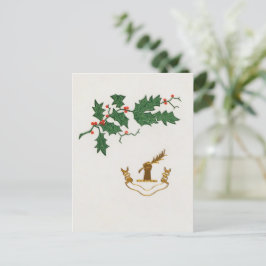 Cartão Postal De Festividades Cartaz de férias de Natal