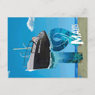 Cartão Postal De Festividades Cartaz de ilustração vetorial de 19 de maio