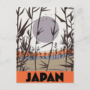 Cartão Postal De Festividades cartaz de viagem Japão
