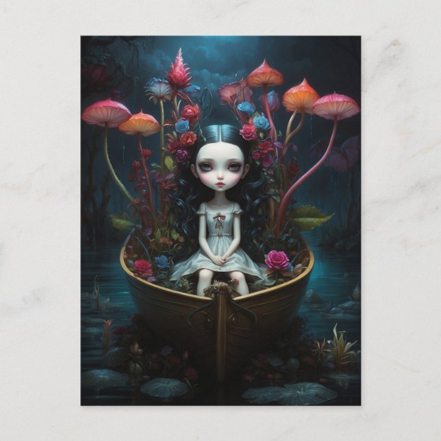 Cartão Postal De Festividades Carte Postale - Barque (Frente)