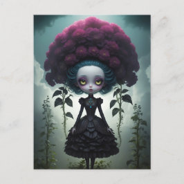 Cartão Postal De Festividades Carte postale - Gothic Flowers