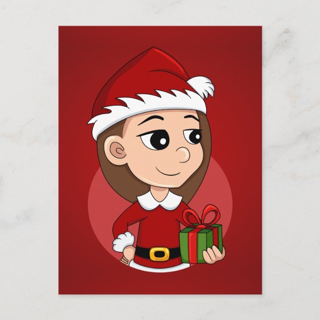 Cartão Postal De Festividades Cartografia de Natal (Frente)