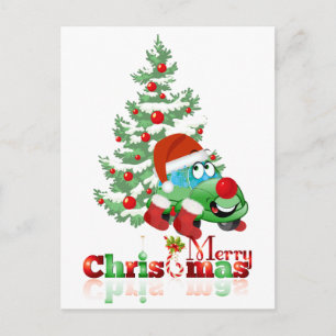 Cartão Postal De Festividades Cartum de Cartum de Natal