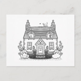 Cartão Postal De Festividades casa de junho