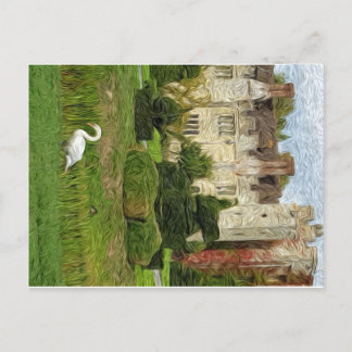 Cartão Postal De Festividades Castelo de Hever - casa familiar de Anne Boleyn,