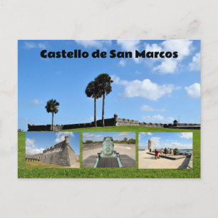 Cartão Postal De Festividades Castelo de São Marcos