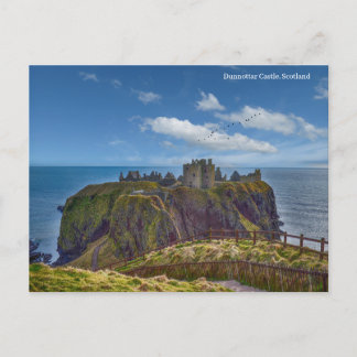 Cartão Postal De Festividades Castelo Dunnottar