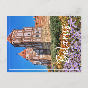 Cartão Postal De Festividades Castelo Mir Arquitetura da Bielorrússia Natureza C