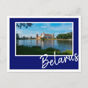 Cartão Postal De Festividades Castelo Mir Bielorrússia Arquitetura Natureza Cart