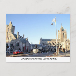 Cartão Postal De Festividades Catedral de Christchurch, Dublin Irlanda