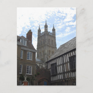 Cartão Postal De Festividades Catedral de Gloucester