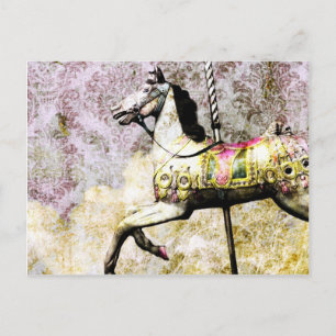 Cartão Postal De Festividades Cavalo feliz