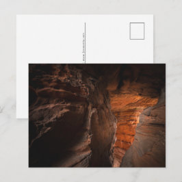 Cartão Postal De Festividades Caverna Sandstone