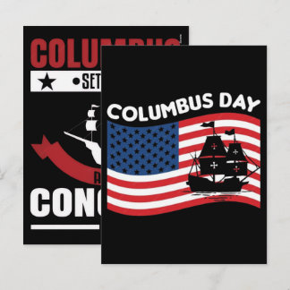 Cartão Postal De Festividades Celebração do Dia de Colombo: História, Tradições 