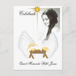 Cartão Postal De Festividades Celebrate Quiet Moments With Jesus-Customize