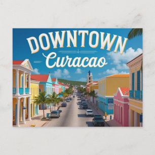 Cartão Postal De Festividades centro de curaçao