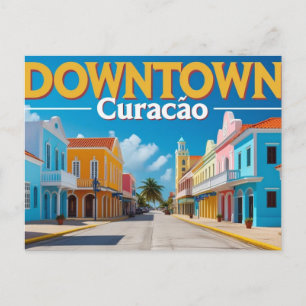 Cartão Postal De Festividades Centro de Curaçao
