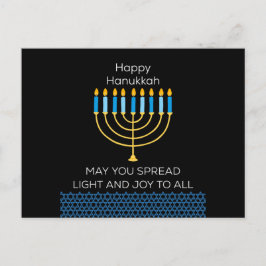 Cartão Postal De Festividades Chag Hanukkah Sameach