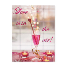 Champanhe de dia de os namorados Amor