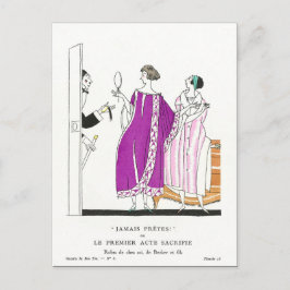 Cartão Postal De Festividades Charles Martin Fashion